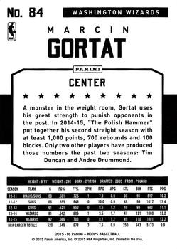 2015-16 Hoops #84 Marcin Gortat Back