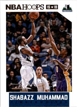 2015-16 Hoops #178 Shabazz Muhammad Front