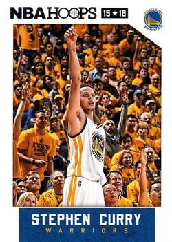 2015-16 Hoops #248 Stephen Curry Front