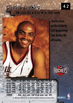 1996 Kenner/SkyBox Starting Lineup Cards Extended Series #42 Charles Barkley Back