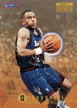 1996 Kenner/SkyBox Starting Lineup Cards Extended Series #115 Damon Stoudamire Front