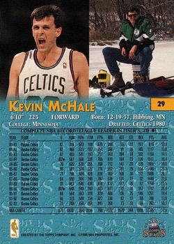 1997 Kenner/Topps Stars Starting Lineup Cards Classic Doubles #29 Kevin McHale Back