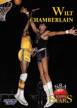 1997 Kenner/Topps Stars Starting Lineup Cards Classic Doubles #109 Wilt Chamberlain Front