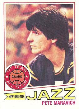 1977-78 Topps - White Backs #20 Pete Maravich Front