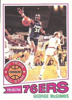 1977-78 Topps - White Backs #50 George McGinnis Front