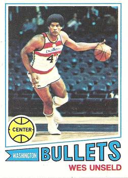 1977-78 Topps - White Backs #75 Wes Unseld Front
