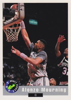 1992 Classic Draft Picks - Promos #2 Alonzo Mourning Front
