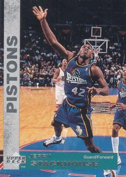 1998 Upper Deck/Pinnacle Kellogg's #15 Jerry Stackhouse Front