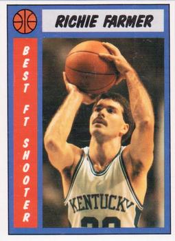 1989-90 Kentucky Wildcats Big Blue Awards #20 Richie Farmer Front