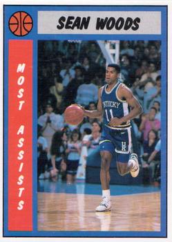 1989-90 Kentucky Wildcats Big Blue Awards #34 Sean Woods Front