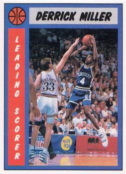 1989-90 Kentucky Wildcats Big Blue Awards #35 Derrick Miller Front
