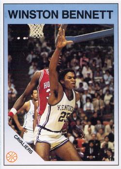 1989-90 Kentucky Wildcats Big Blue Magazine Team of the 80s #41 Winston Bennett Front