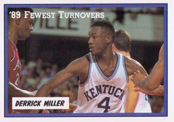 1988-89 Kentucky Wildcats Big Blue Awards #5 Derrick Miller Front