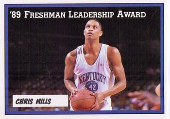 1988-89 Kentucky Wildcats Big Blue Awards #6 Chris Mills Front