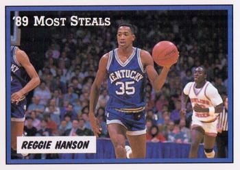 1988-89 Kentucky Wildcats Big Blue Awards #16 Reggie Hanson Front