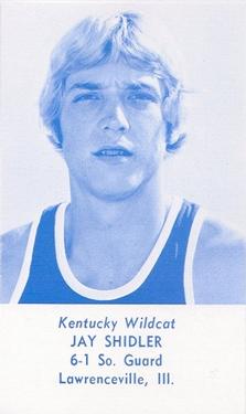 1977-78 Kentucky Wildcats Schedules #NNO Jay Shidler Front