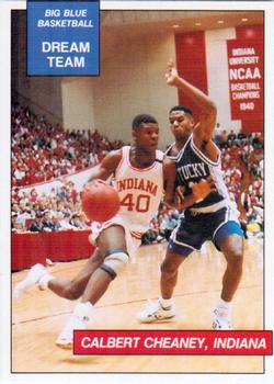 1990-91 Kentucky Wildcats Big Blue Magazine Dream Team/Award Winners #21 Calbert Cheaney Front