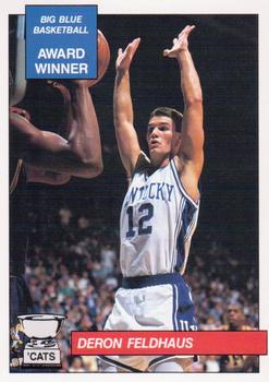 1990-91 Kentucky Wildcats Big Blue Magazine Dream Team/Award Winners #33 Deron Feldhaus Front