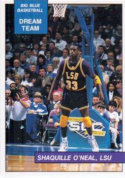 1990-91 Kentucky Wildcats Big Blue Magazine Dream Team/Award Winners #19 Shaquille O'Neal Front