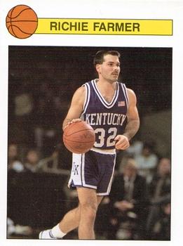 1991-92 Kentucky Wildcats Big Blue Magazine #3 Richie Farmer Front