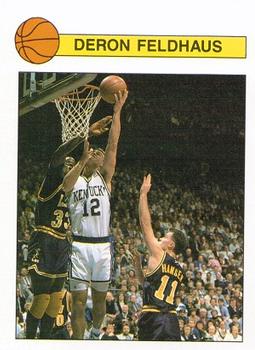 1991-92 Kentucky Wildcats Big Blue Magazine #4 Deron Feldhaus Front