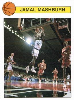1991-92 Kentucky Wildcats Big Blue Magazine #11 Jamal Mashburn Front