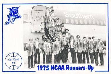 1977-78 Kentucky Wildcats News #3 1975 NCAA Runners-Up Front