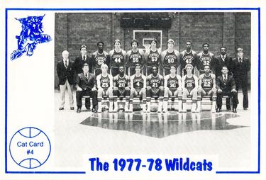 1977-78 Kentucky Wildcats News #4 1977-78 Wildcats Front