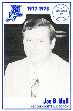 1977-78 Kentucky Wildcats News #7 Joe B. Hall Front
