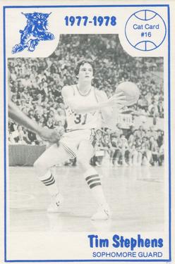 1977-78 Kentucky Wildcats News #16 Tim Stephens Front