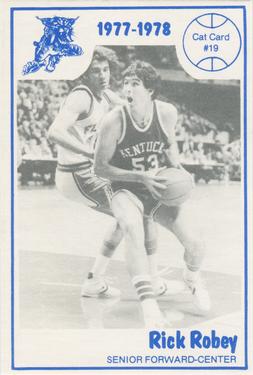 1977-78 Kentucky Wildcats News #19 Rick Robey Front
