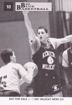 1991-92 Kentucky Wildcats Big Blue Magazine Double #10 Chris Harrison Back