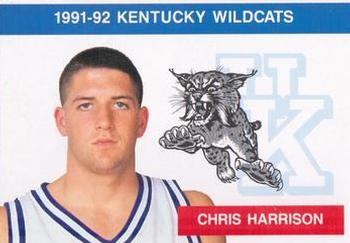 1991-92 Kentucky Wildcats Big Blue Magazine Double #10 Chris Harrison Front