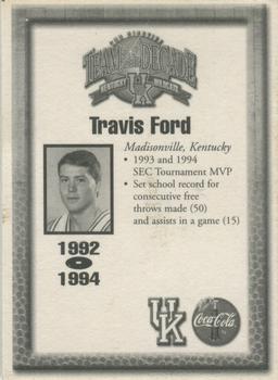 1999 Coca-Cola Kentucky Wildcats Team of the Decade #NNO Travis Ford Back