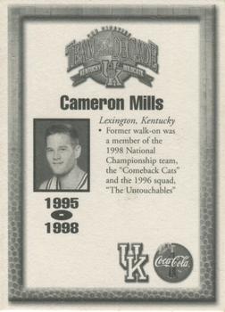 1999 Coca-Cola Kentucky Team of the Decade #NNO Cameron Mills Back