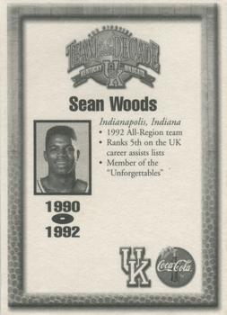 1999 Coca-Cola Kentucky Team of the Decade #NNO Sean Woods Back