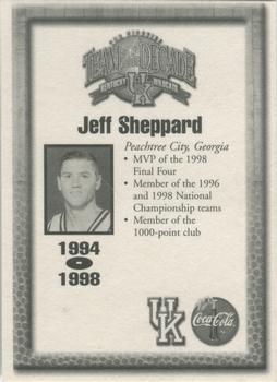 1999 Coca-Cola Kentucky Wildcats Team of the Decade #NNO Jeff Sheppard Back