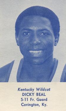 1980-81 Kentucky Wildcats Schedules #NNO Dicky Beal Front