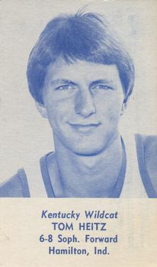 1980-81 Kentucky Wildcats Schedules #NNO Tom Heitz Front