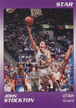 1990-91 Star Utah Jazz Arena #2 John Stockton Front