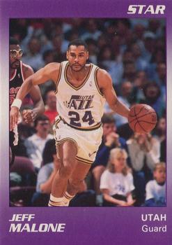 1990-91 Star Utah Jazz Arena #7 Jeff Malone Front
