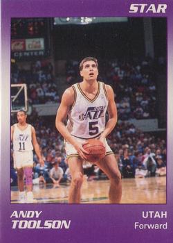 1990-91 Star Utah Jazz Arena #8 Andy Toolson Front