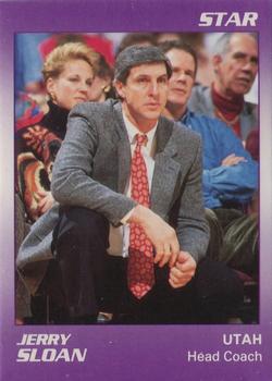1990-91 Star Utah Jazz Arena #12 Jerry Sloan Front