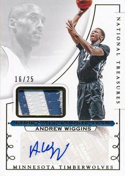 2014-15 Panini National Treasures - Kobe's All-Rookie Team Selections Prime #KOBE-AW Andrew Wiggins Front