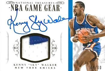 2014-15 Panini National Treasures - NBA Game Gear Signatures Prime #GGS-KW Kenny Walker Front