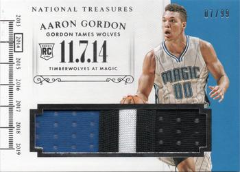 2014-15 Panini National Treasures - Timelines #T-AG Aaron Gordon Front