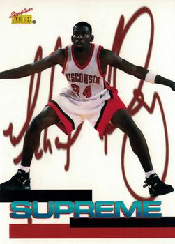 1996 Signature Rookies Supreme #3 Michael Finley Front