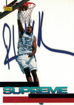 1996 Signature Rookies Supreme #8 Rasheed Wallace Front