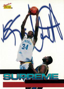 1996 Signature Rookies Supreme #11 Kevin Garnett Front