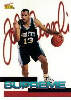 1996 Signature Rookies Supreme #18 John Amaechi Front